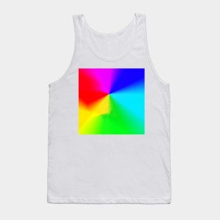 colorful rainbow abstract texture art Tank Top